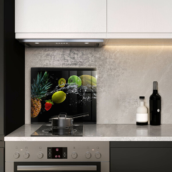 Steklena podloga za rezanje Sadje v vodi