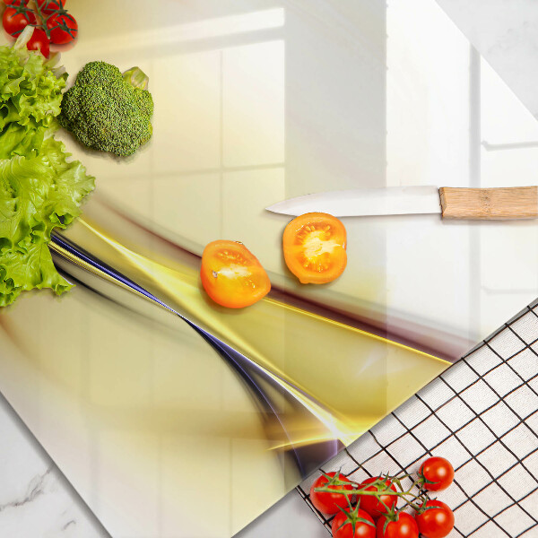 Steklena podloga za rezanje Abstraktne črte svetlobe