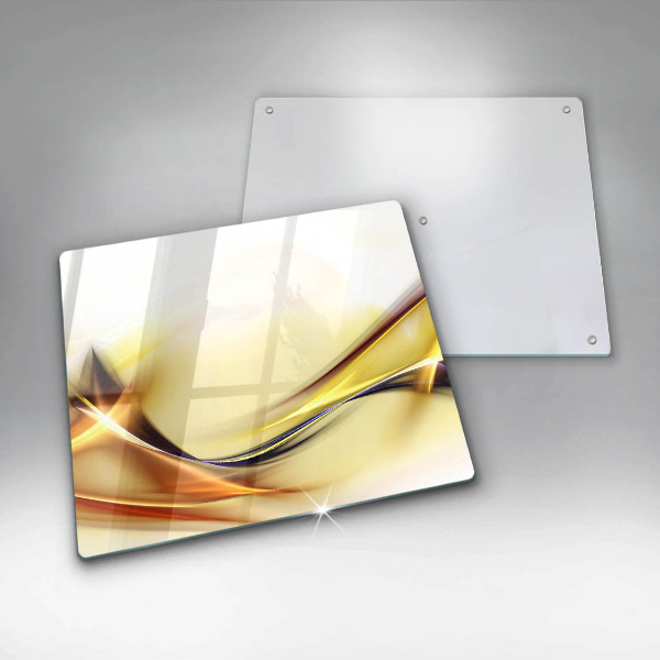 Steklena podloga za rezanje Abstraktne črte svetlobe