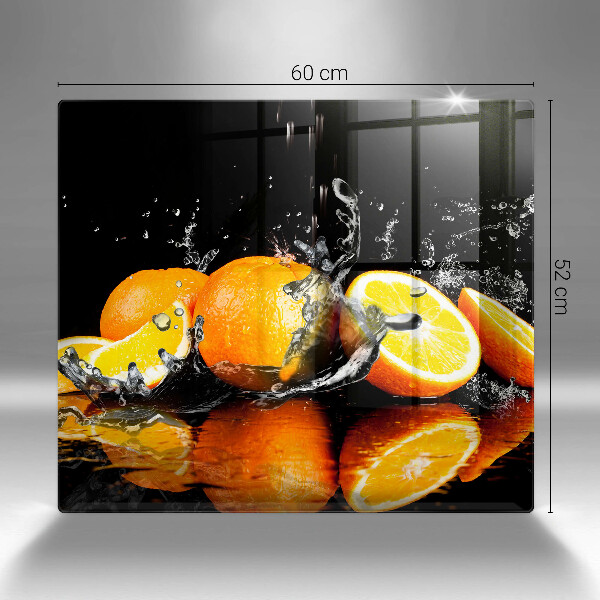 Steklena podloga za rezanje Sočno oranžno sadje