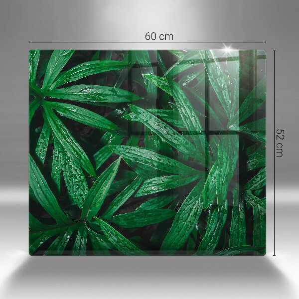 Steklena podloga za rezanje Listi rastlin