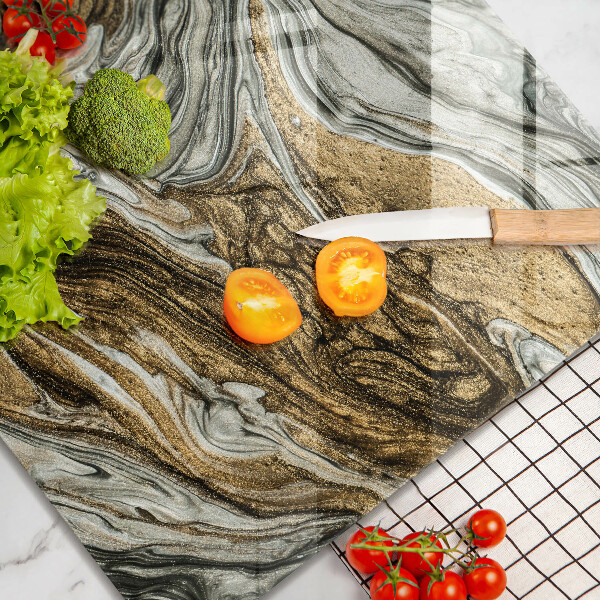 Steklena podloga za rezanje Bogata abstrakcija