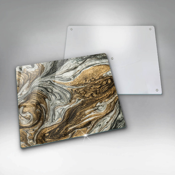 Steklena podloga za rezanje Bogata abstrakcija