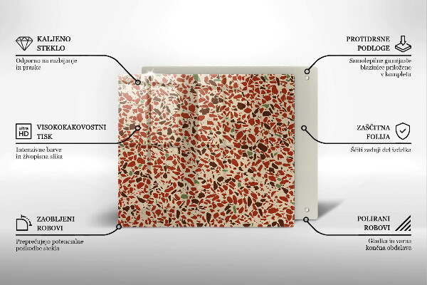 Steklena podloga za rezanje Fina kamenina