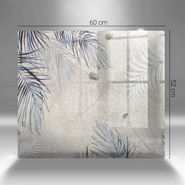 Steklena podloga za rezanje Subtilni listi