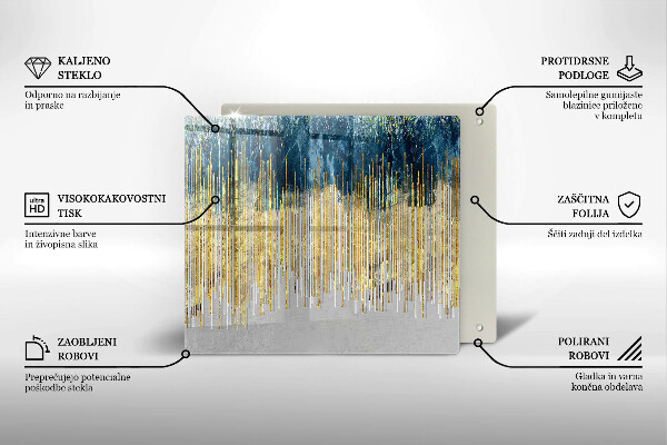 Steklena podloga za rezanje Abstrakcija oblikovalca
