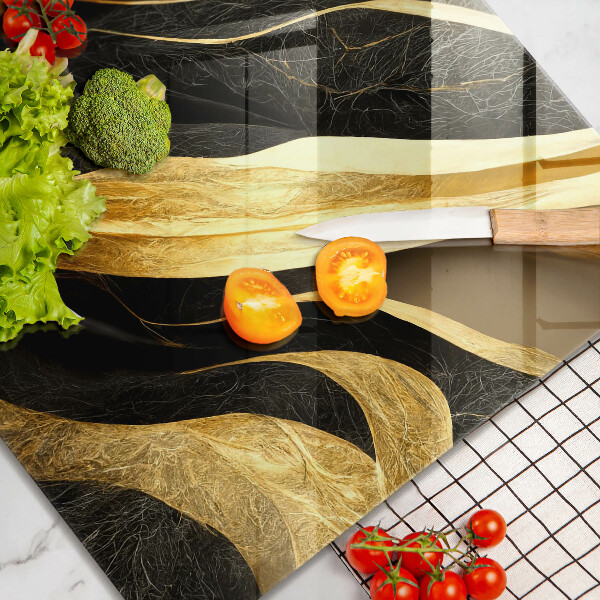 Steklena podloga za rezanje Elegantna abstrakcija