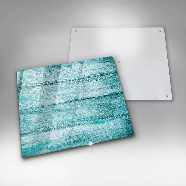 Steklena podloga za rezanje Vintage lesene deske