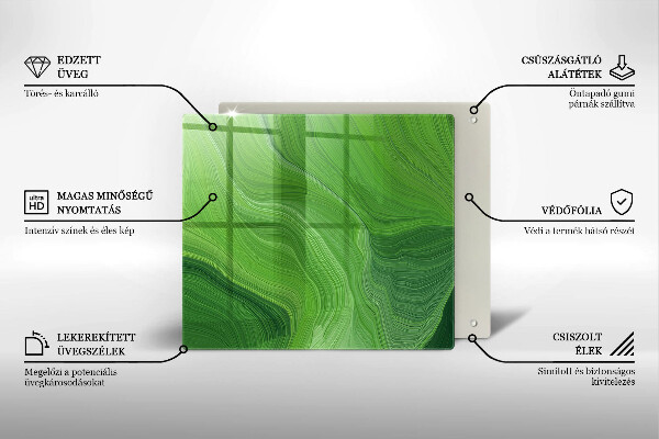 Steklena podloga za rezanje Abstraktna tekstura