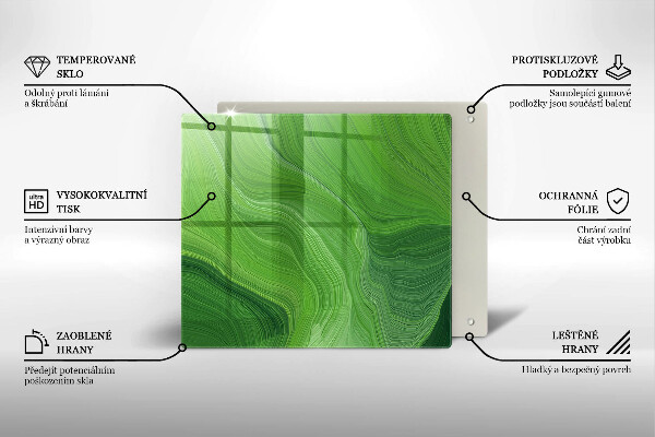 Steklena podloga za rezanje Abstraktna tekstura
