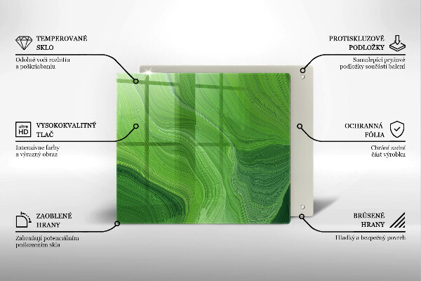 Steklena podloga za rezanje Abstraktna tekstura