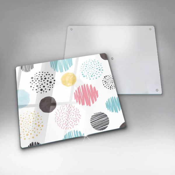 Steklena podloga za rezanje Poslikane oblike