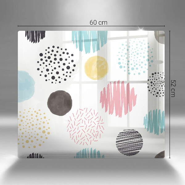 Steklena podloga za rezanje Poslikane oblike