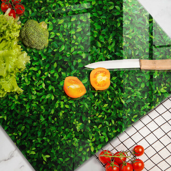 Steklena podloga za rezanje Rastlina z majhnimi listi