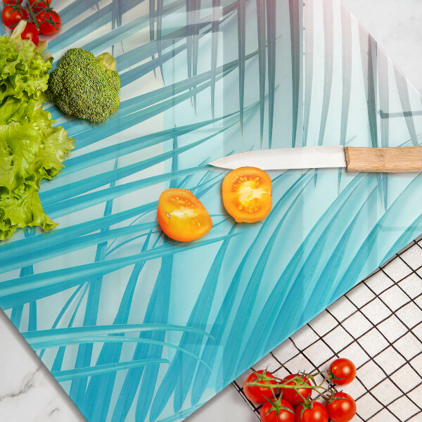 Steklena podloga za rezanje Pastelni listi