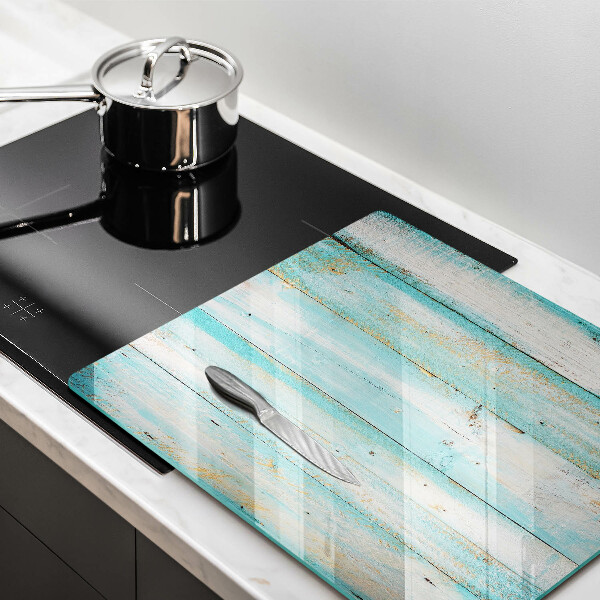 Steklena podloga za rezanje Vintage lesene plošče