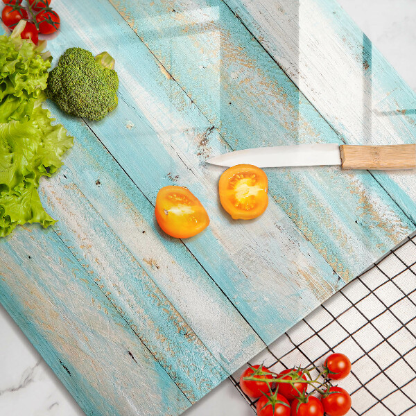 Steklena podloga za rezanje Vintage lesene plošče