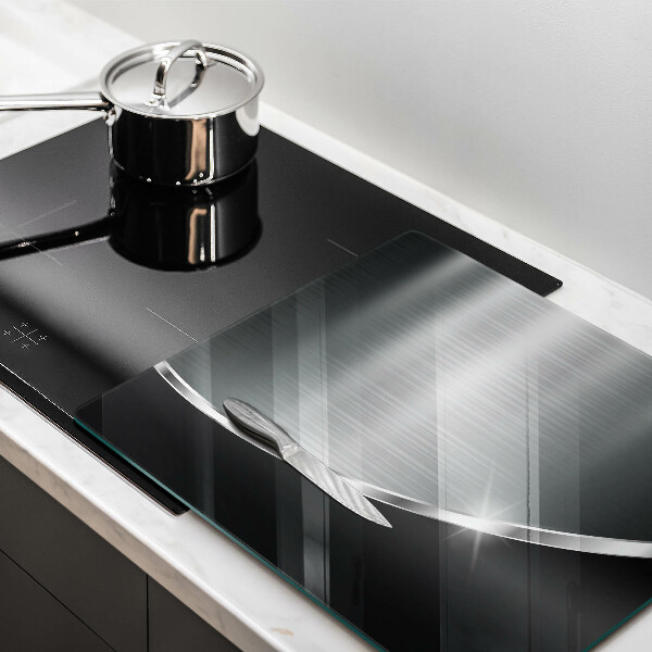 Steklena podloga za rezanje Abstrakcija s kovino