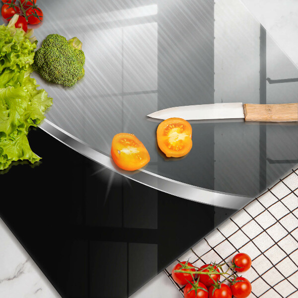 Steklena podloga za rezanje Abstrakcija s kovino