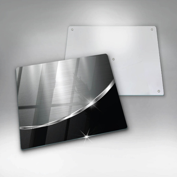 Steklena podloga za rezanje Abstrakcija s kovino