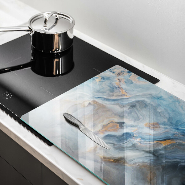 Steklena podloga za rezanje Tekstura marmorja