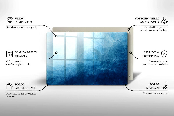 Steklena podloga za rezanje Abstraktno ozadje