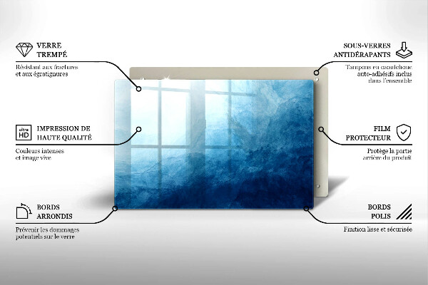 Steklena podloga za rezanje Abstraktno ozadje