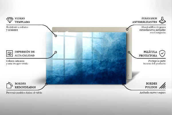 Steklena podloga za rezanje Abstraktno ozadje