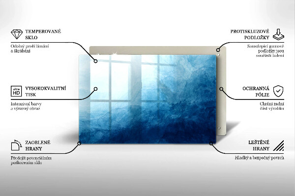 Steklena podloga za rezanje Abstraktno ozadje
