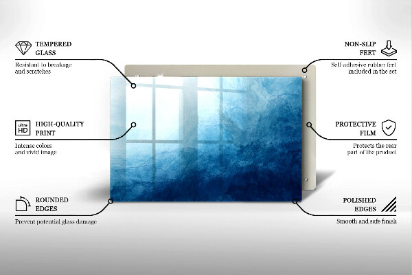 Steklena podloga za rezanje Abstraktno ozadje