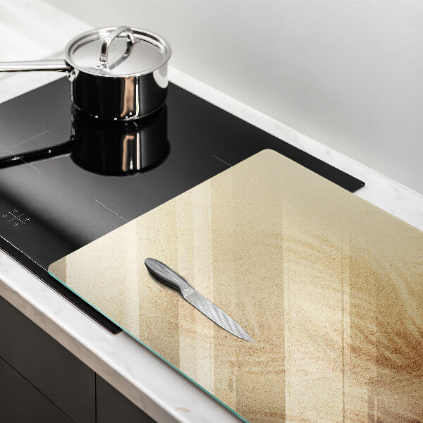 Steklena podloga za rezanje Počitnice na peščeni plaži