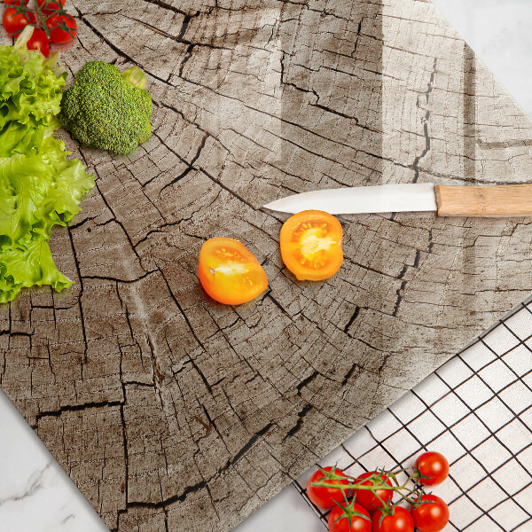 Steklena podloga za rezanje Prerez drevesa