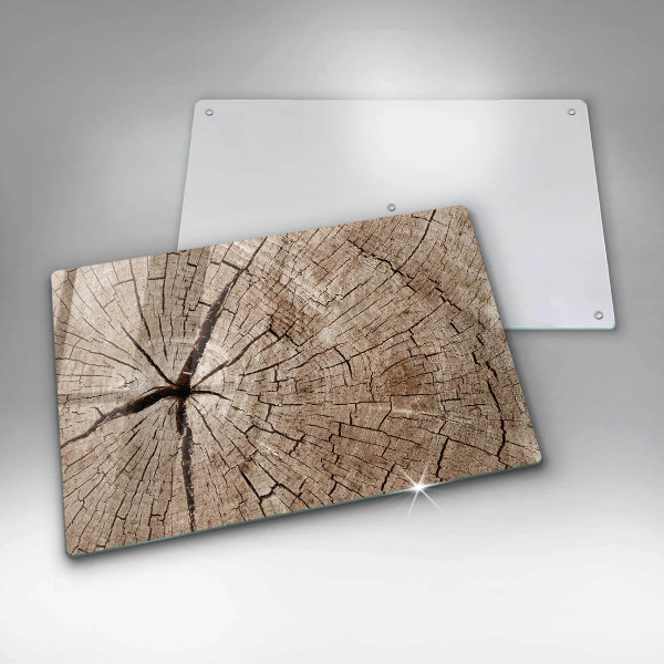 Steklena podloga za rezanje Prerez drevesa