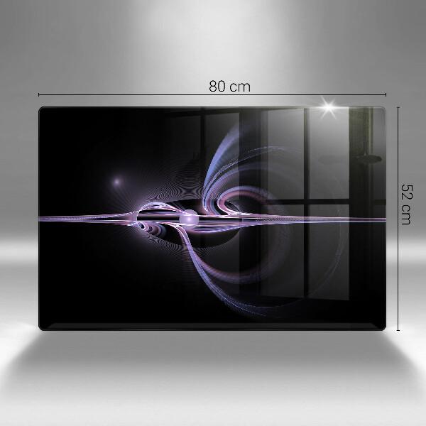 Steklena podloga za rezanje Moderna abstrakcija