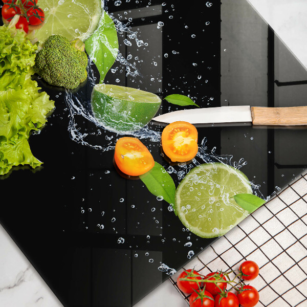 Steklena podloga za rezanje Metina voda