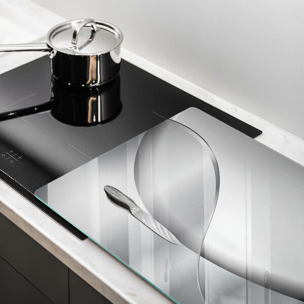 Steklena podloga za rezanje Oblikovanje abstraktnih črt