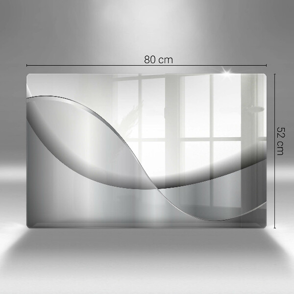 Steklena podloga za rezanje Oblikovanje abstraktnih črt