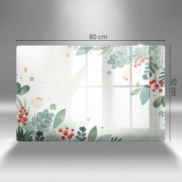 Steklena podloga za rezanje Akvarelni listi