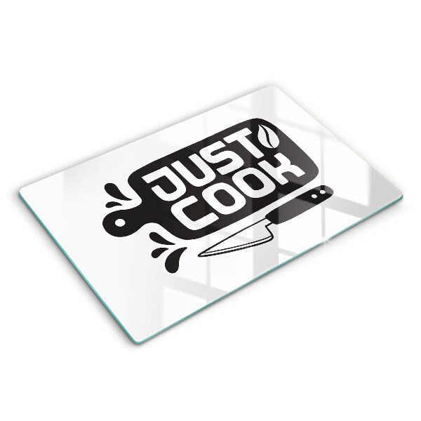 Steklena podloga za rezanje Just cook