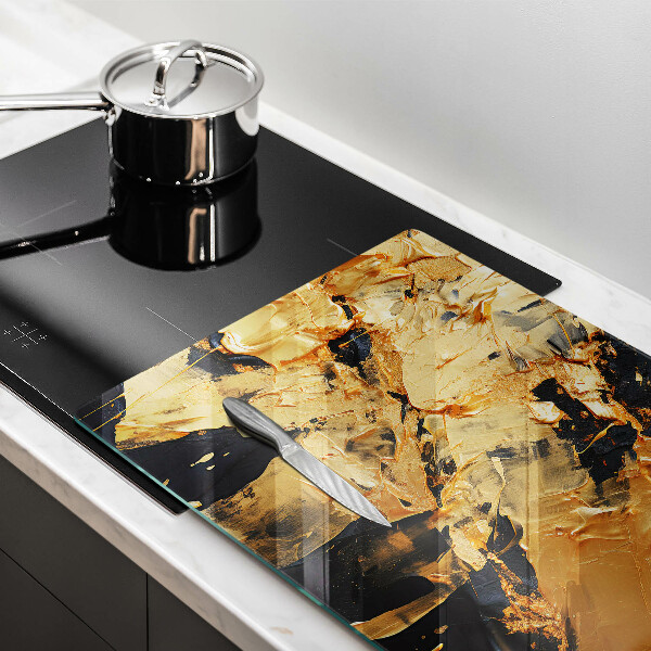 Steklena podloga za rezanje Elegantna tekstura barve