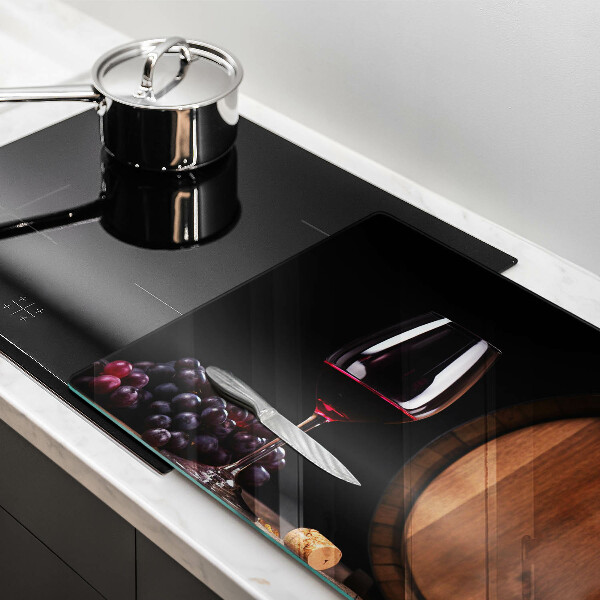 Steklena podloga za rezanje Kozarec za vino v sodu