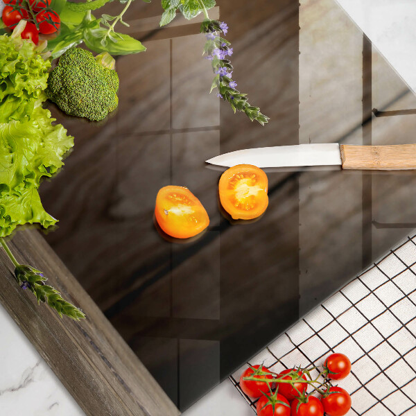 Steklena podloga za rezanje Zelena zelišča