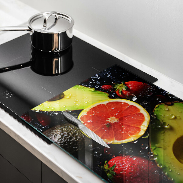 Steklena podloga za rezanje Sadje in zelenjava