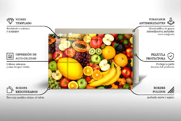 Steklena podloga za rezanje Zbiranje sadja