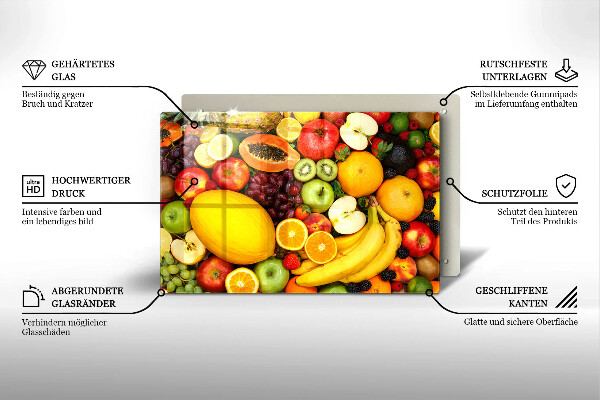 Steklena podloga za rezanje Zbiranje sadja