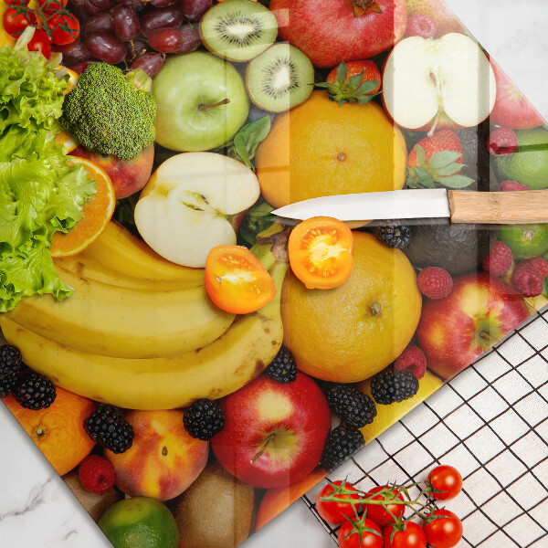 Steklena podloga za rezanje Zbiranje sadja