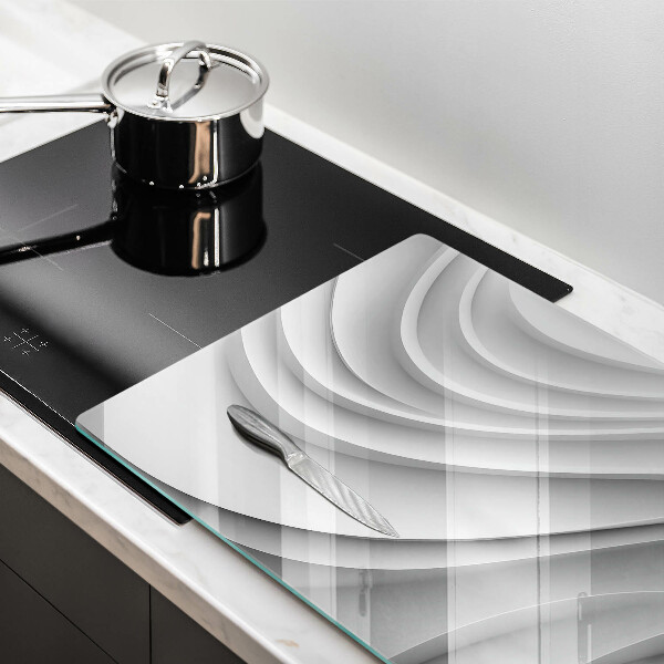 Steklena podloga za rezanje Geometrijske črte