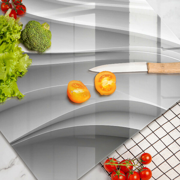 Steklena podloga za rezanje Geometrijske črte