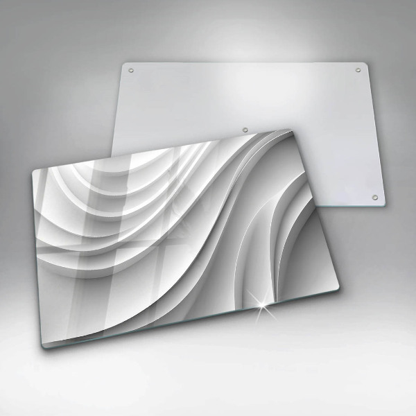 Steklena podloga za rezanje Geometrijske črte