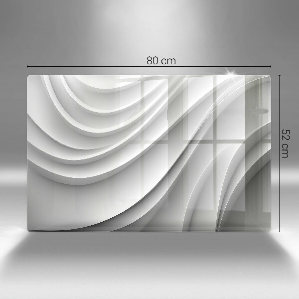 Steklena podloga za rezanje Geometrijske črte